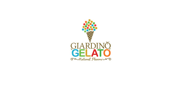 Giardino Gelato thiet ke logo nha hang